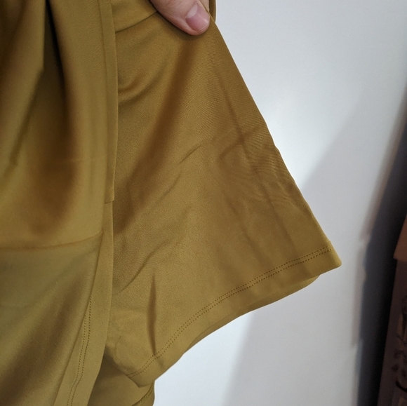 Girlfriend Collective Mustard Mini Dress - Picture 8 of 9